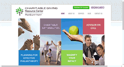 Desktop Screenshot of charitablegivingresourcecenter.com